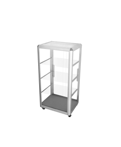 vitrina aluminio pitufa